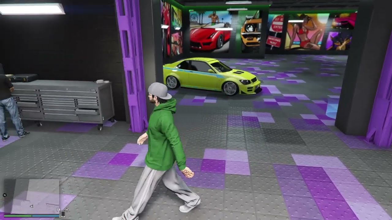 Grand Theft Auto V gameplay. 
