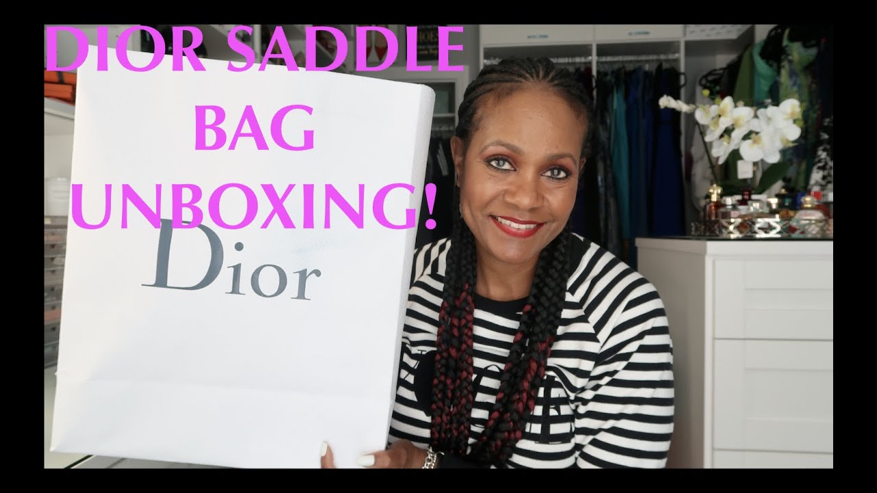 DIOR SADDLE BAG UNBOXING! | 1ST UNBOXING OF 2019~OBLIQUE STRAP & MITZAH SCARF