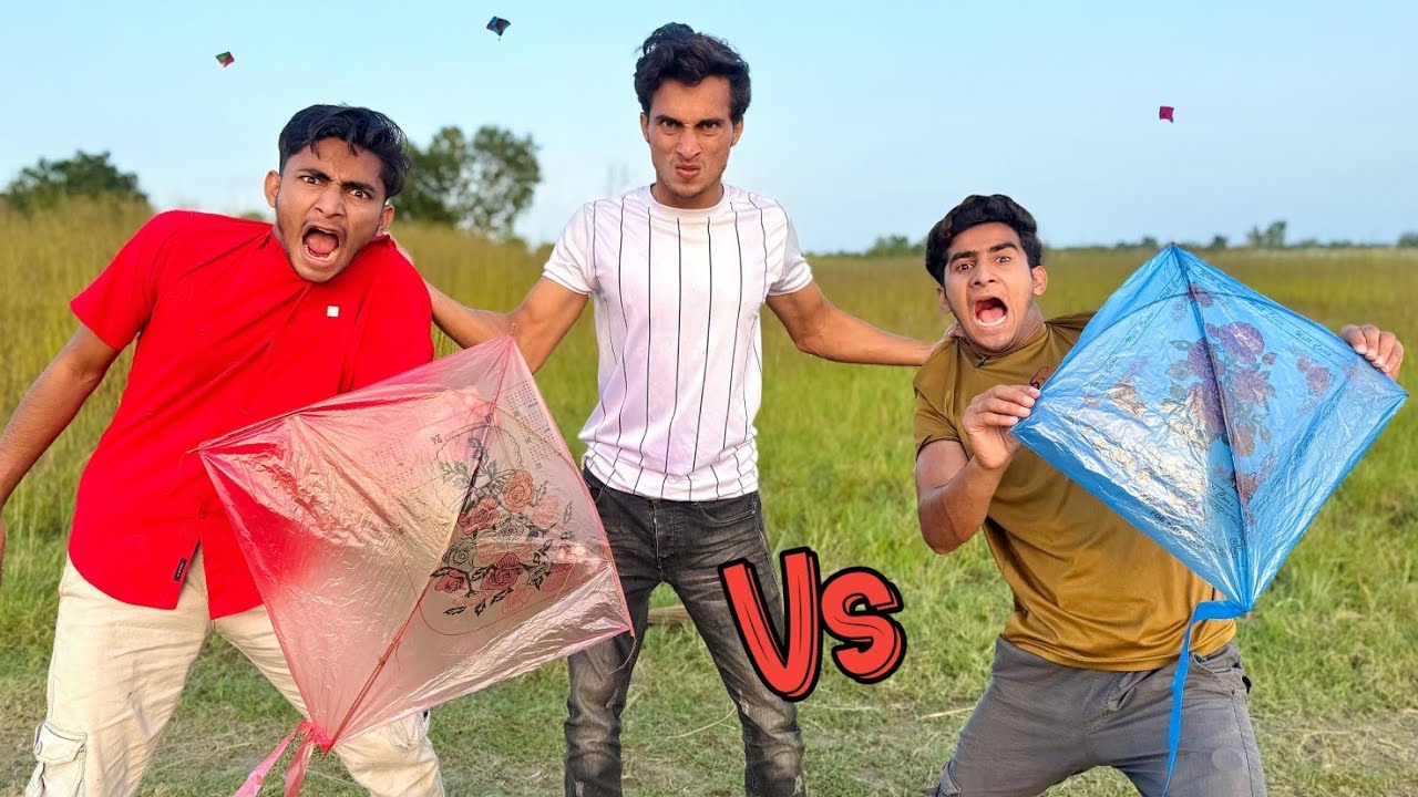 Small Plasticbag Kite Flying & Make Kite | Plasticbag Kite Cut