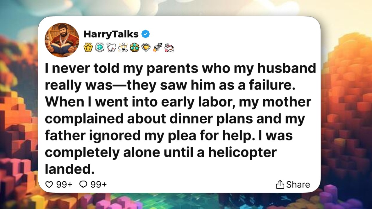 I never told my parents who my husband really was—they saw him as a failure. When I went into....