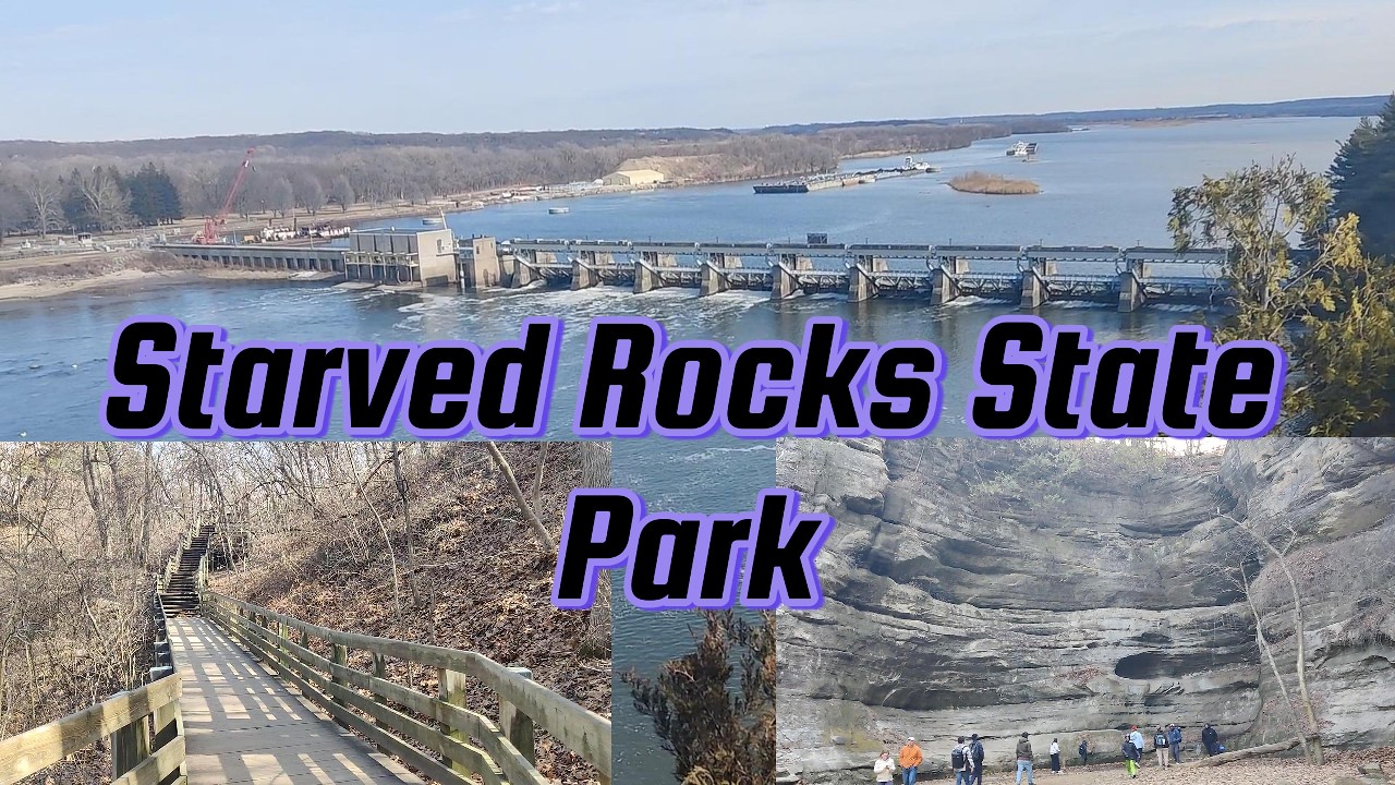 Exploring Starved Rock State Park Illinois | Amazing Canyons & Waterfalls #america  #park #tour