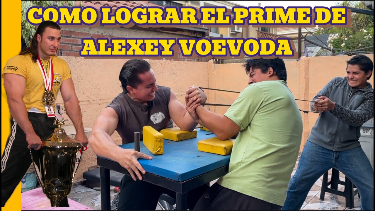 La BRUTAL RUTINA de ALEXEY VOEVODA ARMWRESTLING |Tipos duros|