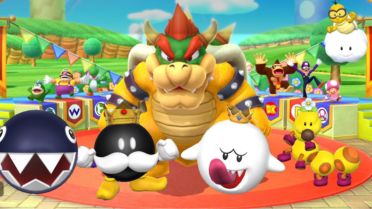 Mario Party 10 + 9 All Characters Showdown in Credits