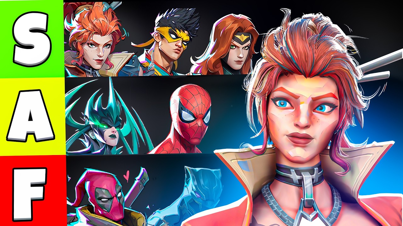 THE OFFICIAL MARVEL RIVALS SEASON 6.5 TIER LIST (Best Characters In Marvel Rivals)