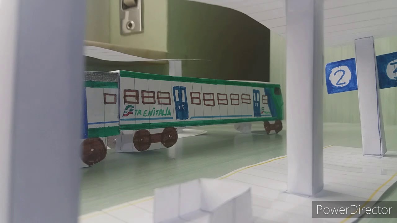 Il primo ETR 500 Frecciarossa in arrivo a Lucca Porta Nuova (treni di carta)