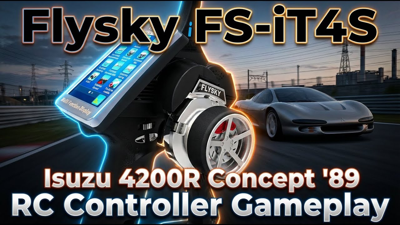 Flysky IT4S RC vs Isuzu 4200R Concept '89 - Gran Turismo 5 PS3 - RC Controller Gameplay (POV)