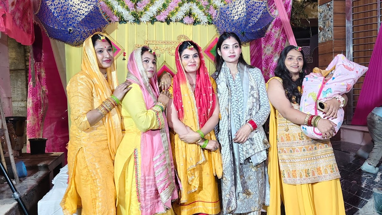 देवर का हाल्दात #// part-1// video #haldat #celebration 