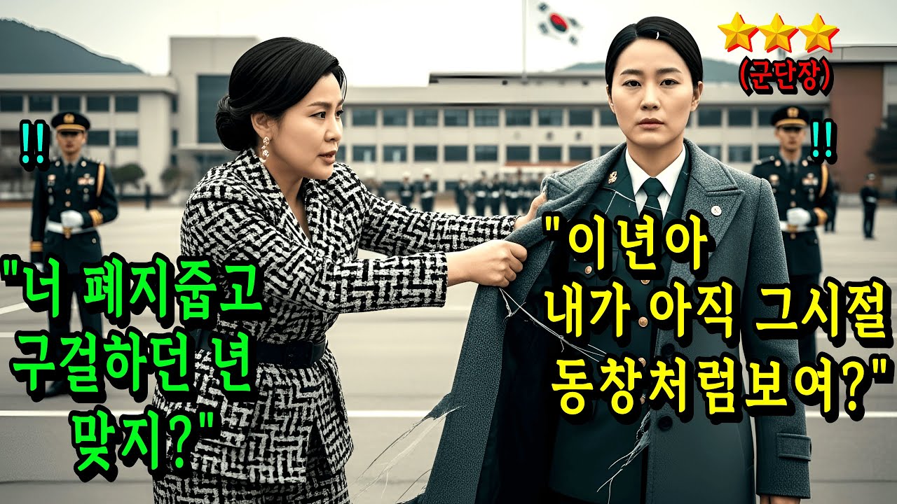 “구걸하던년”아들 육군사관학교 임관식날 최연소 중장 여성의 옷을 찢어버린 중학교 동창생, 그 순간 별 3개가 드러나고 그 집안을 초토화 시켜버리는데..ㅣ오디오북ㅣ사이다사연
