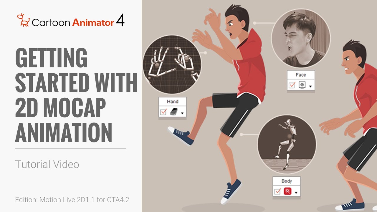 Cartoon Animator 4 Tutorial - Getting Started with 2D Mocap Animation