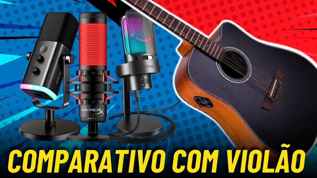 AM8 vs HyperX vs A8 Plus - SUPER COMPARATIVO DE CAPTA&Ccedil;&Atilde;O DE INSTRUMENTO ACUSTICO