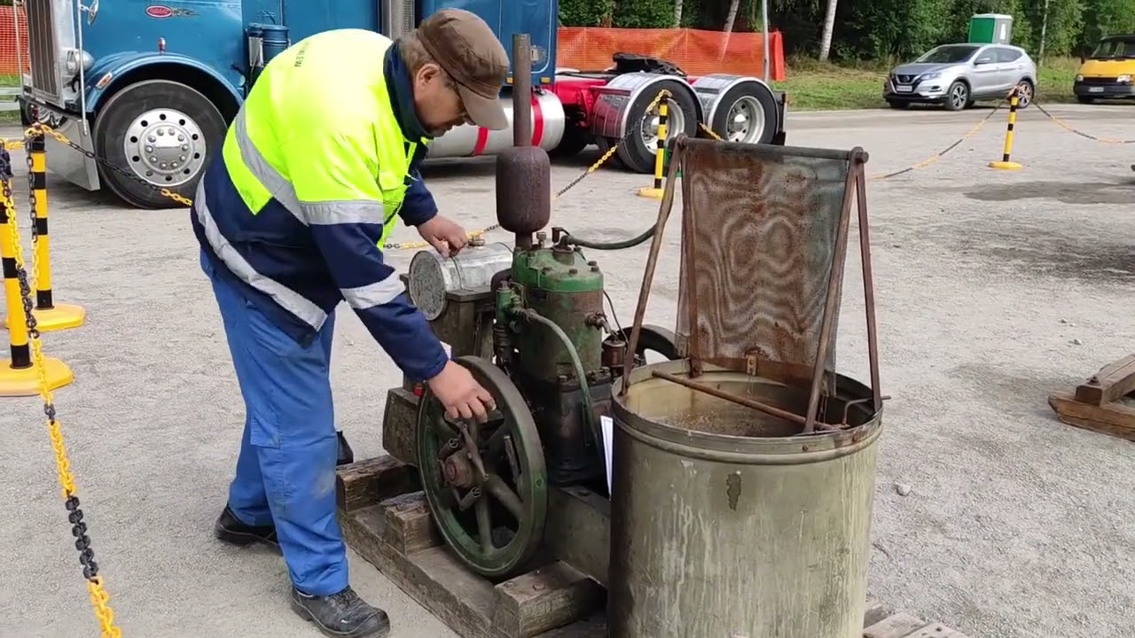 Wickström Type H Stationary Engine - Maamoottori