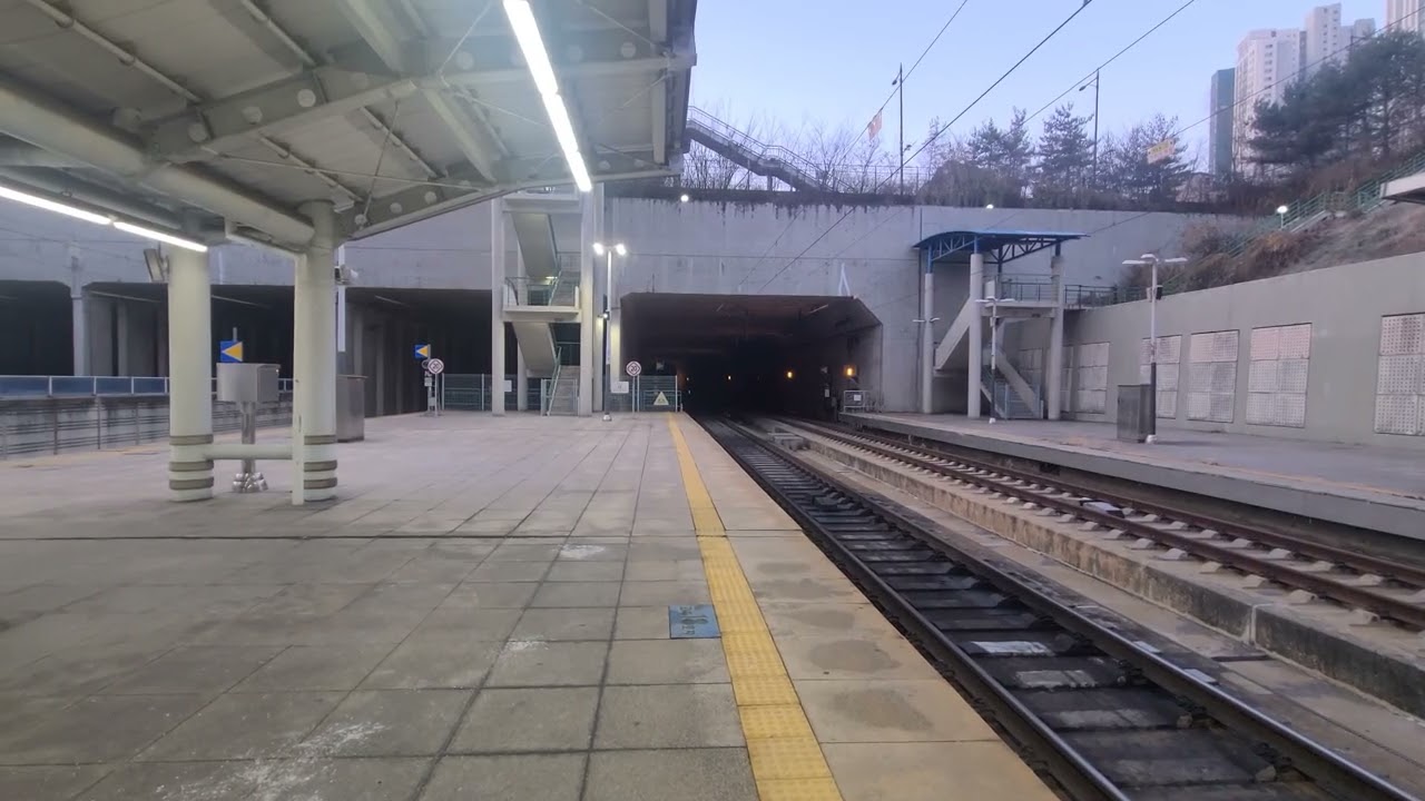 KTX 001호기 서울행 #2 광명역 진입