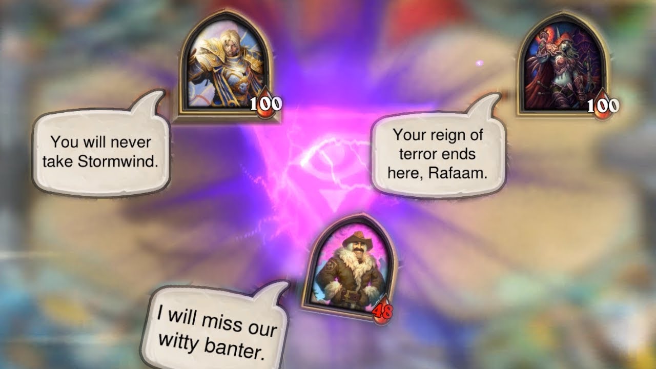 RAFAAM vs Reno, Anduin and Sylvanas - Galakrond's Awakening