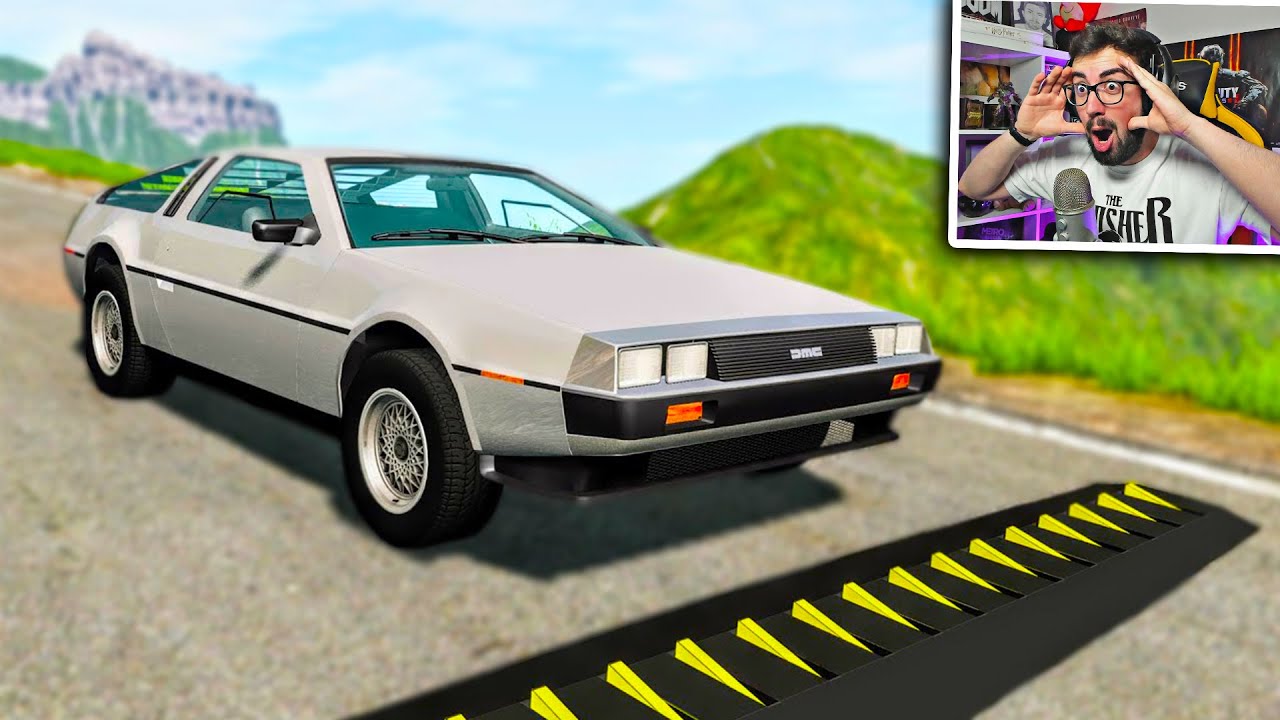 ACCIDENTES CON PINCHOS DESTRUCTIVOS EN LA MONTAÑA | BeamNG Drive