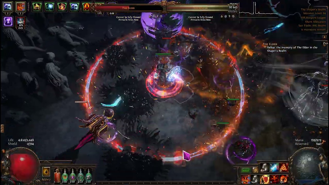 PoE 3.27 SSF - RF Chieftain - Uber Elder's voidstone