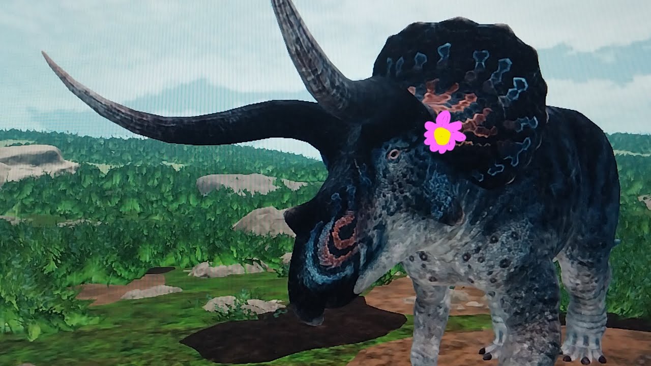 Triceratops experience gameplay #prior extinction #roblox