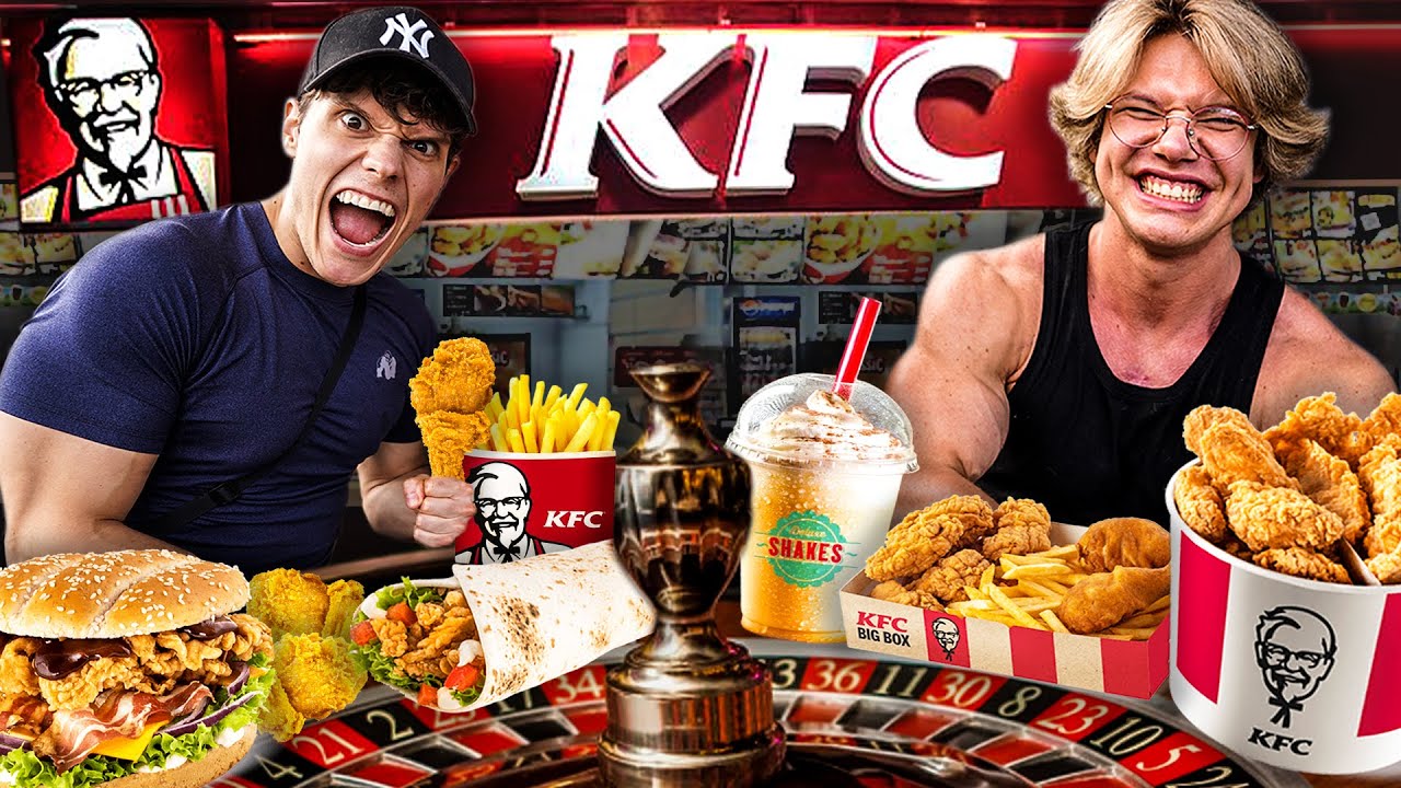 KFC RULETKA CHALLENGE z Natan Marcoń! Kto zje więcej kalorii?