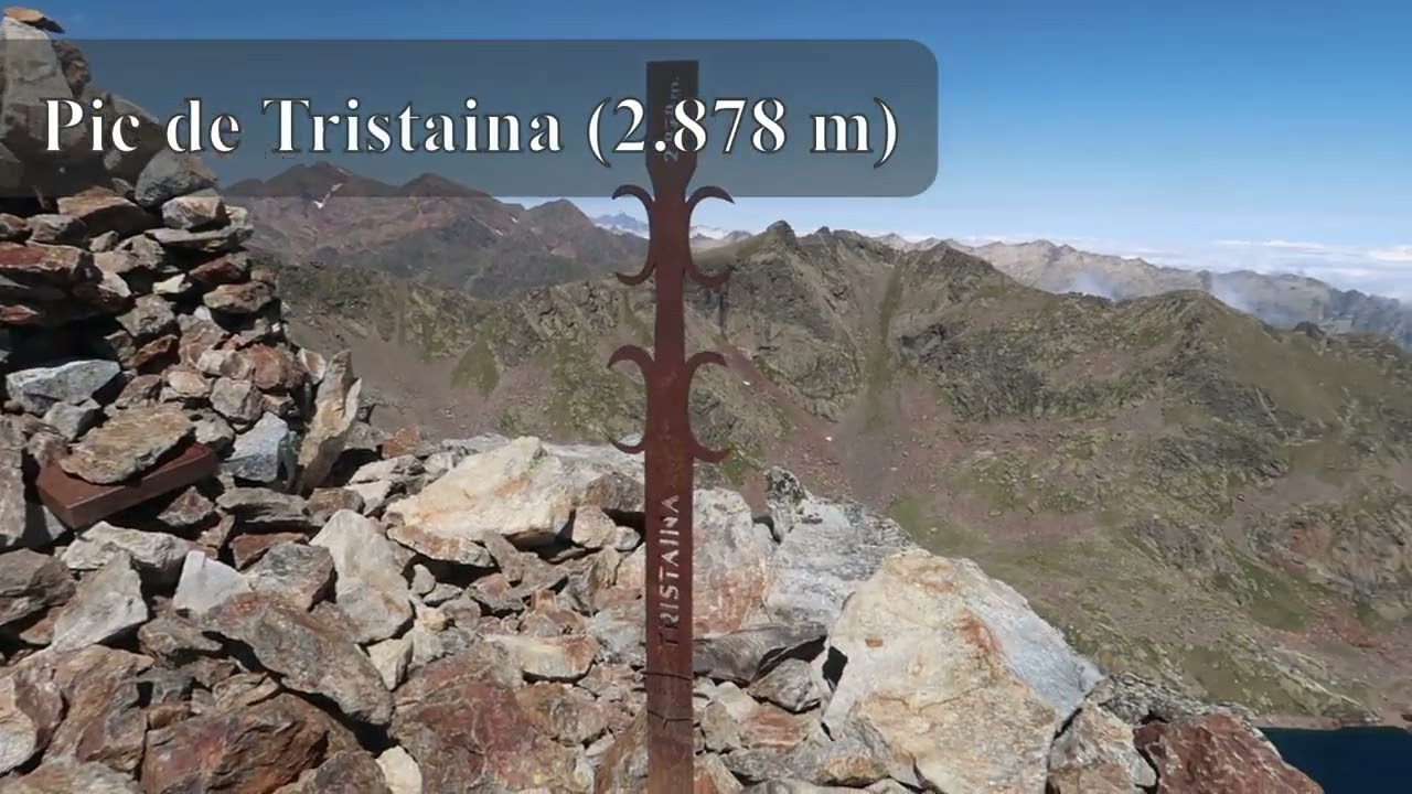Pic de Tristaina (2.878 m - 100 Cims FEEC) i els seus tres estanys