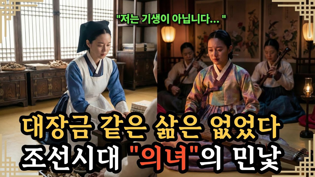 [한국사] 조선시대 의녀의 삶은 어땠을까? 우리가 몰랐던 잔혹한 진실