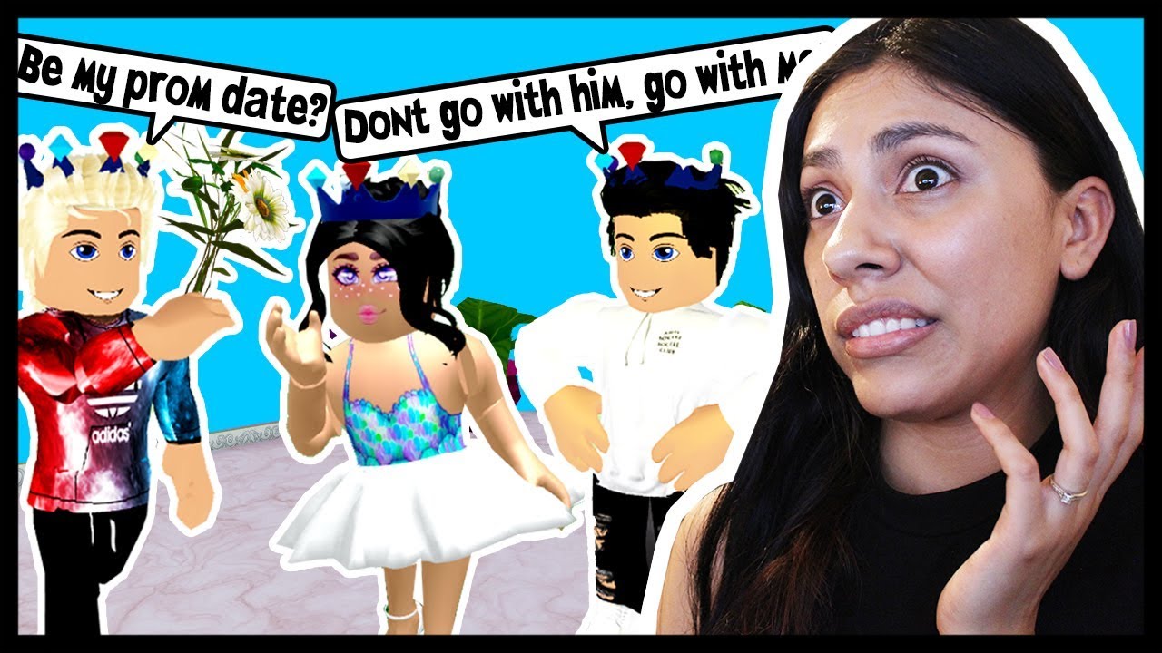 THEY BOTH ASKED ME TO PROM & THEY GOT IN A FIGHT ! - Roblox Roleplay - Royal High School UPDATE