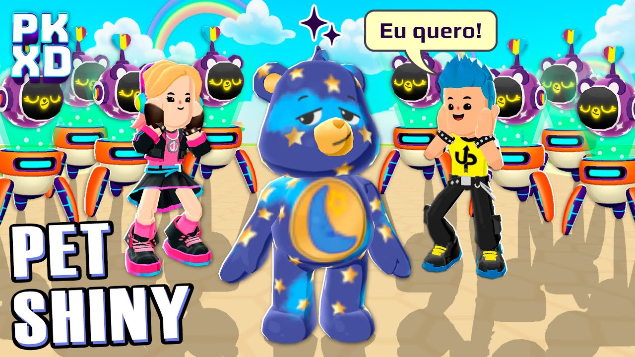 ✨ O Pet SHINY dos Ursinhos Carinhosos Chegou no PK XD