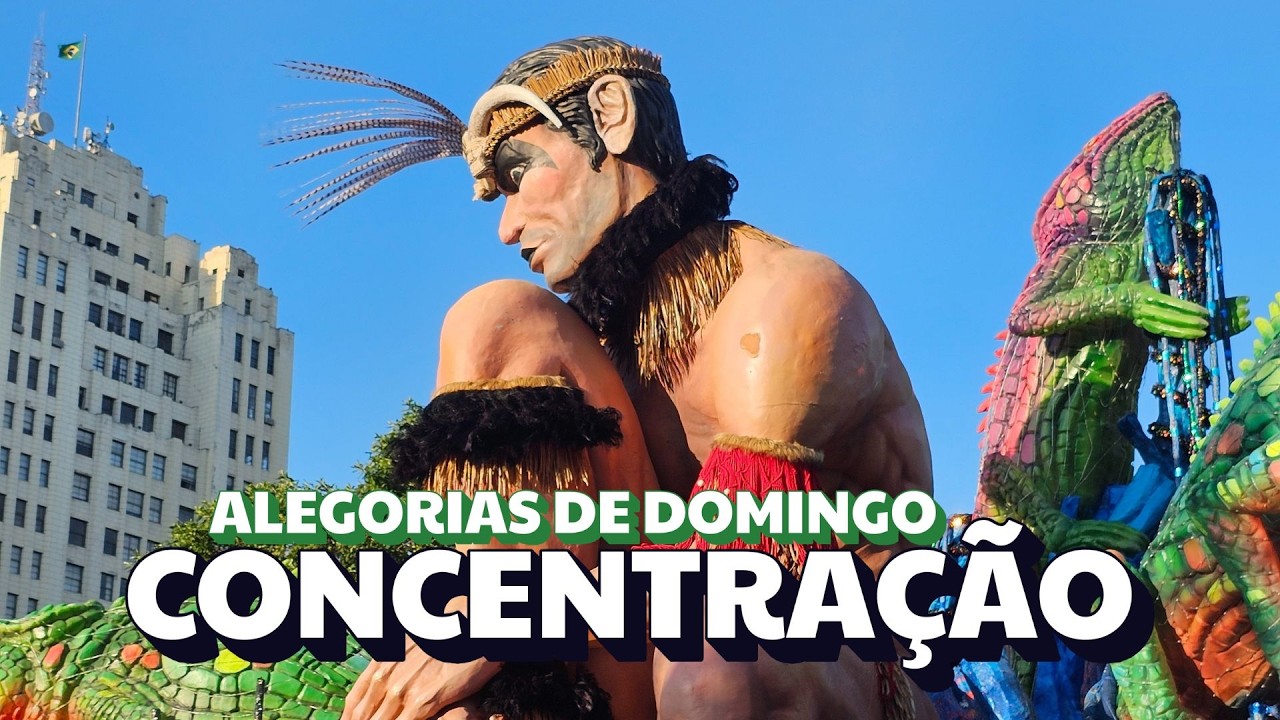 SPOILER DO LUXO! ✨ ALEGORIAS DE MANGUEIRA, PORTELA, IMPERATRIZ E NITERÓI na CONCENTRAÇÃO