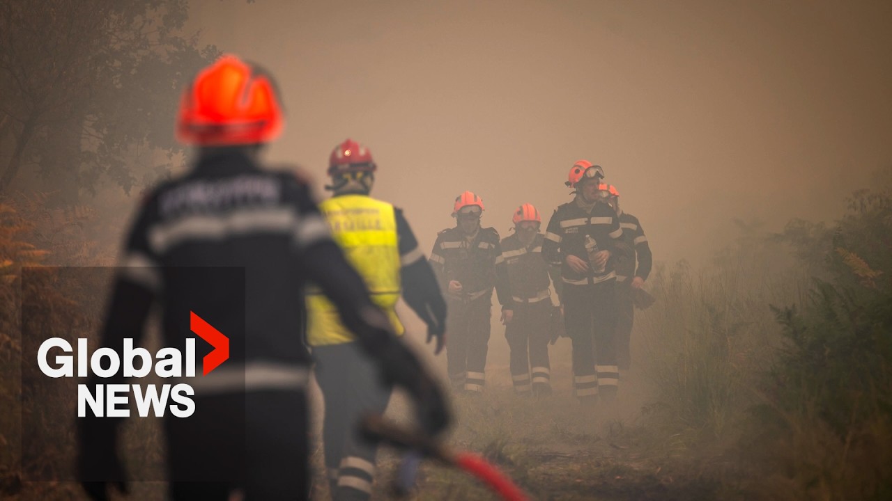 &ldquo;Unprecedented phenomenon&rdquo;: More wildfires grow across Europe as France gains a reprieve