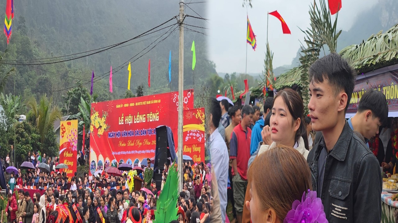 The traditional festival in Thuan and Dung's hometown was truly fascinating.