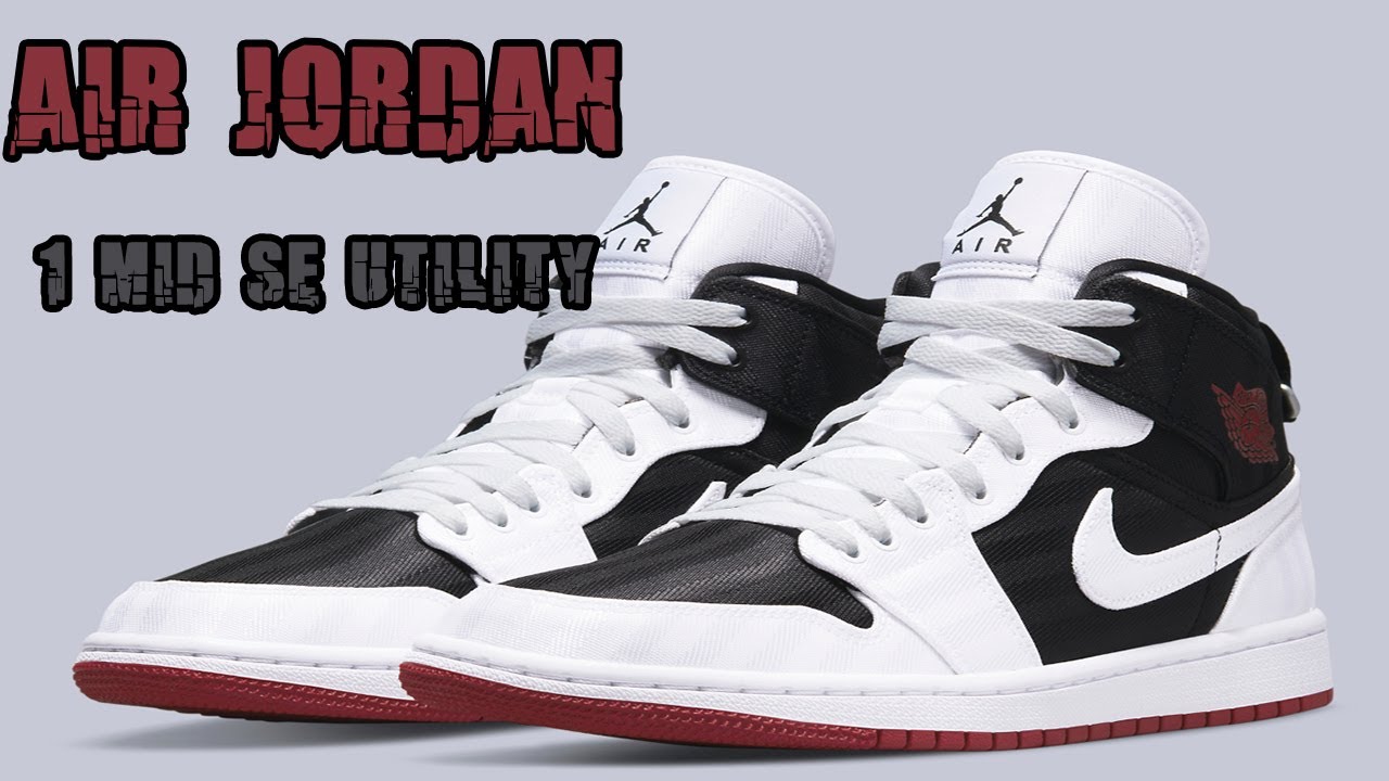This Air Jordan 1 Mid SE Utility Grabs Hold Of Classic Chicago Bulls Colors