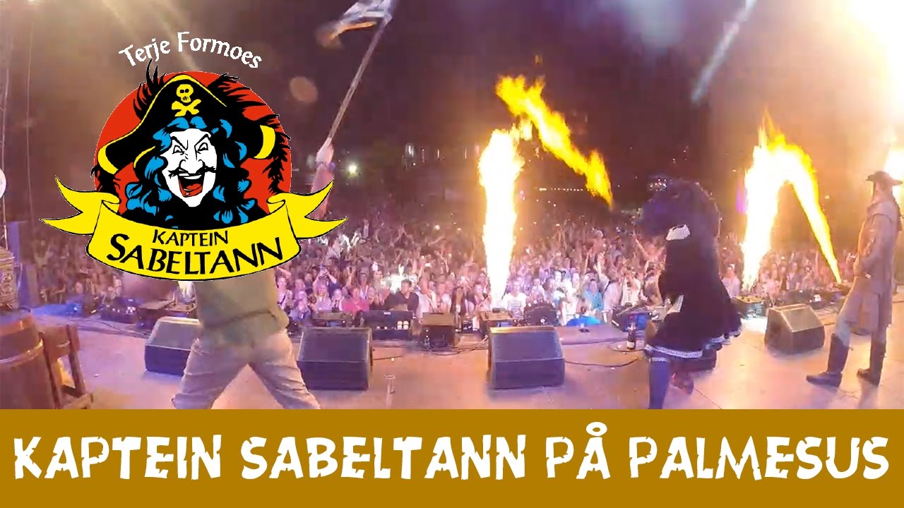Kaptein Sabeltann   avslutter palmesus