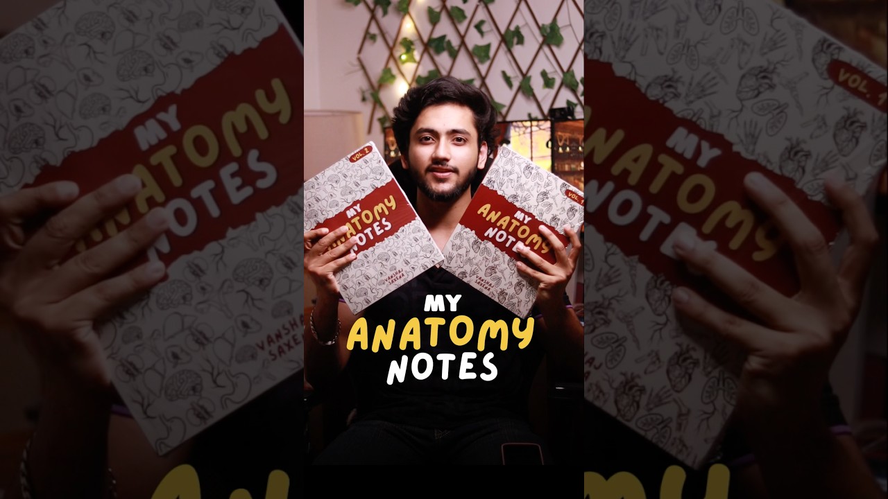 Full ANATOMY in 7 Days🔥Best Notes - My Anatomy Notes💗#mbbs #anatomy #notes #mbbslife #mbbs1styear