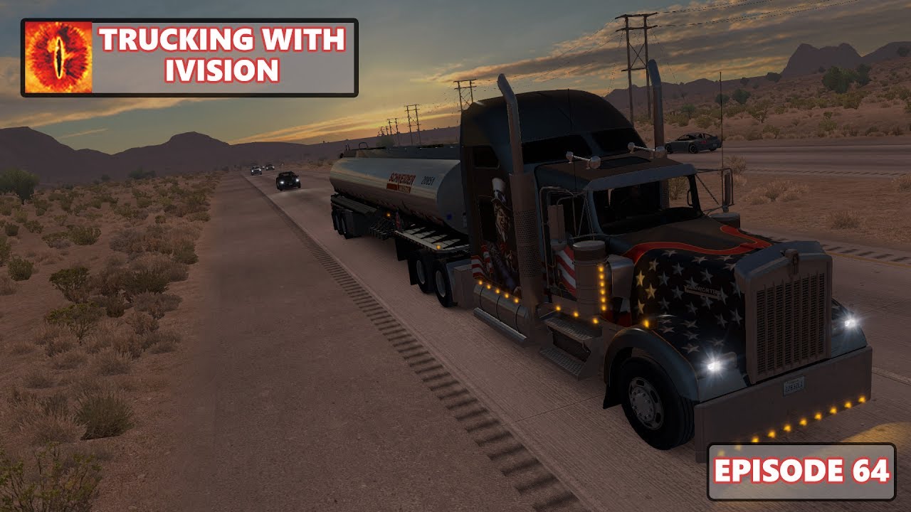 American Truck Simulator - Trucking With iVision - Independence Paint Job - Live Stream