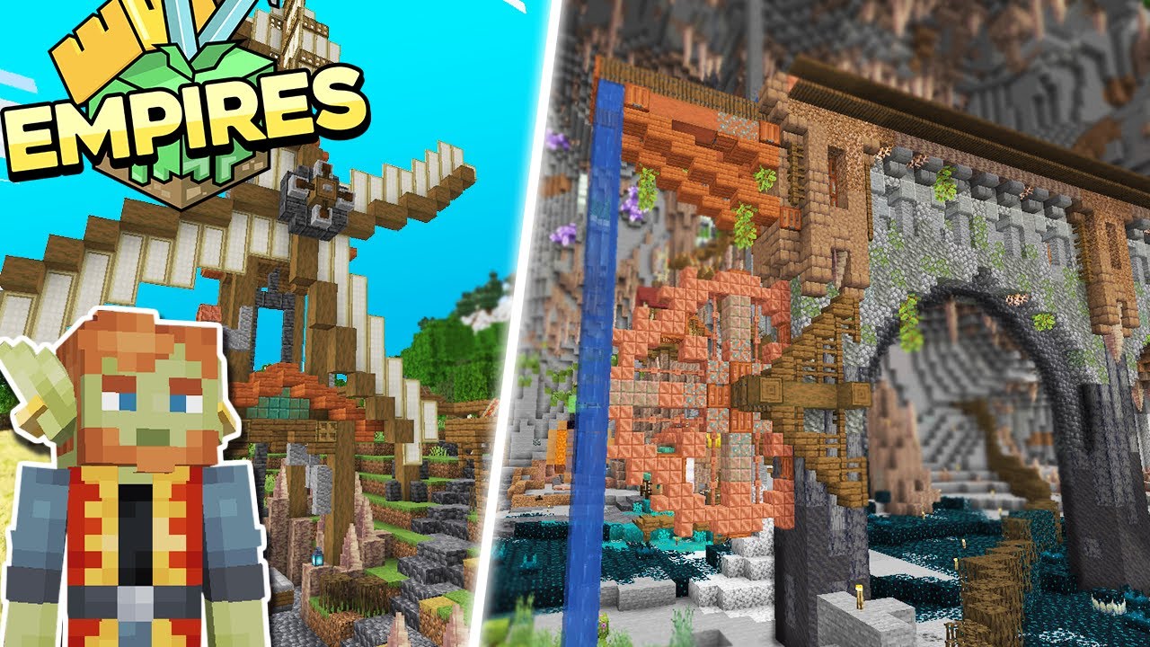 Empires: БОЛЬШИЕ ПОСТРОЙКИ и КУРС НАДВЕРЕЙ! Minecraft 1.19 Survival