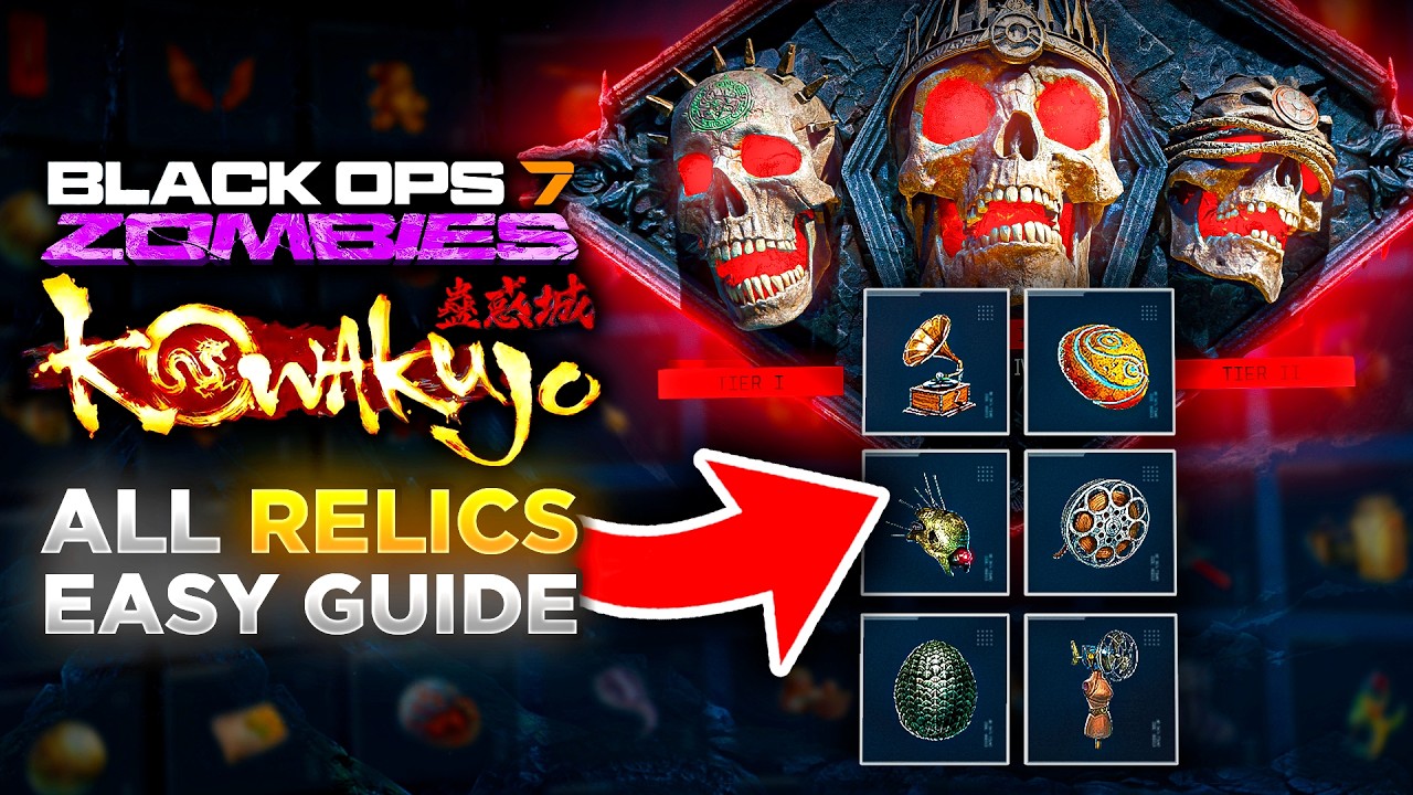 Как разблокировать ВСЕ 6 реликвий Kowakujo в режиме Cursed (Black Ops 7 Zombies Relics)