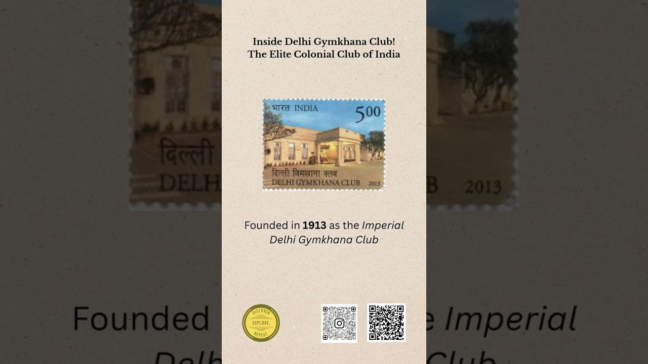 Inside #DelhiGymkhana Club! The Elite Colonial Club of #India #philately #history #delhipolitics