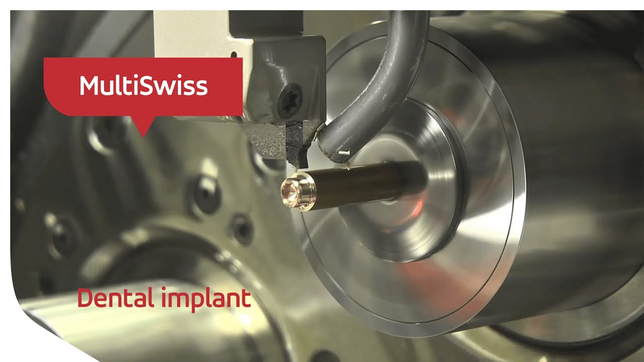 Tornos MultiSwiss -  Dental implant