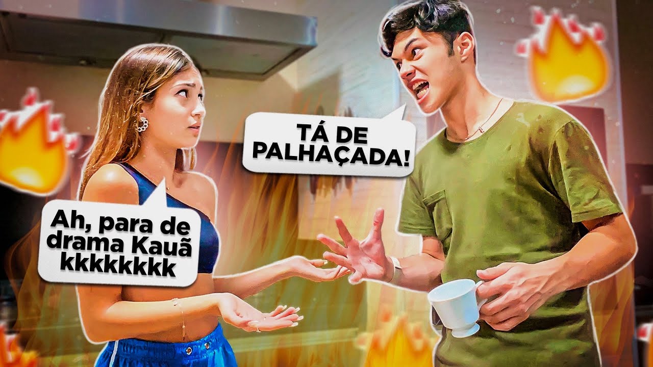 CHAMEI MEU NAMORADO PELO NOME DO MEU EX😳!! *ele ficou MUITO irritado*