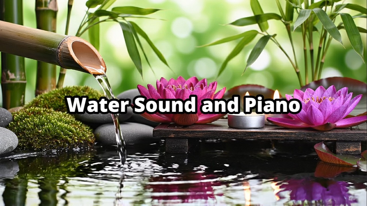 Fall Asleep in 5 Minutes 🌙😴 Gentle Piano & Soothing Water Sounds