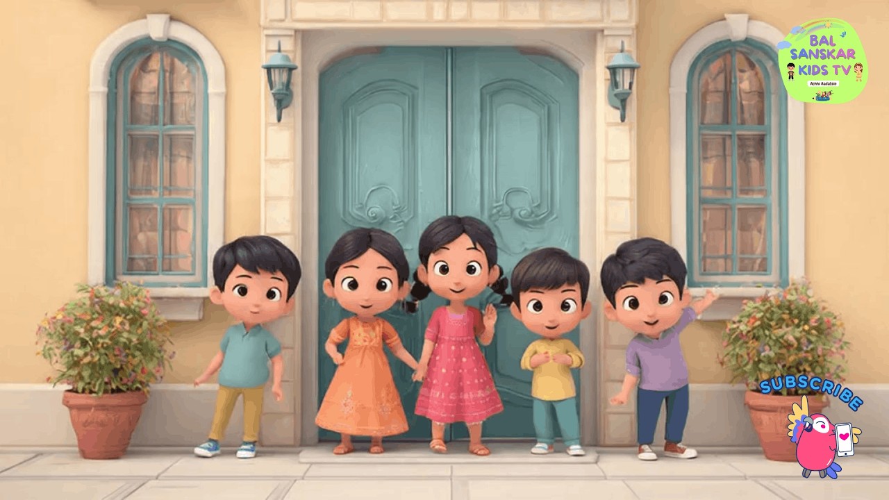 Cute Kids Cartoon Hindi Cartoon Rhyme Bachho Ke video #kids #kidsrhyme 