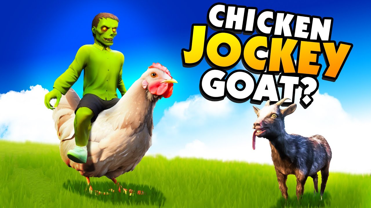 Козёл-жокей КУРИЦА — САМЫЙ РЕДКИЙ козёл! — Goat Simulator 3
