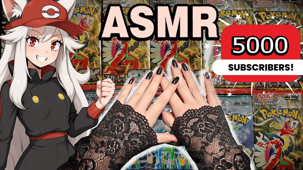 ASMR Opening 12 Japanese Pokémon Booster Packs from 2 Different Sets!