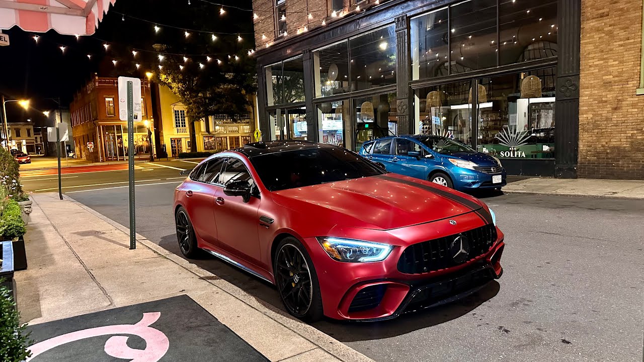AMG GT63s LATE NIGHT POV DRIVE DOWNTOWN!!!
