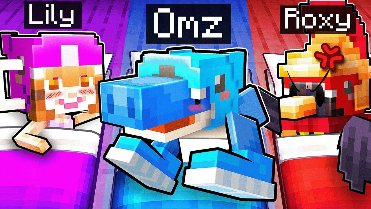 Having a BRAINROT SLEEP OVER in Minecraft!