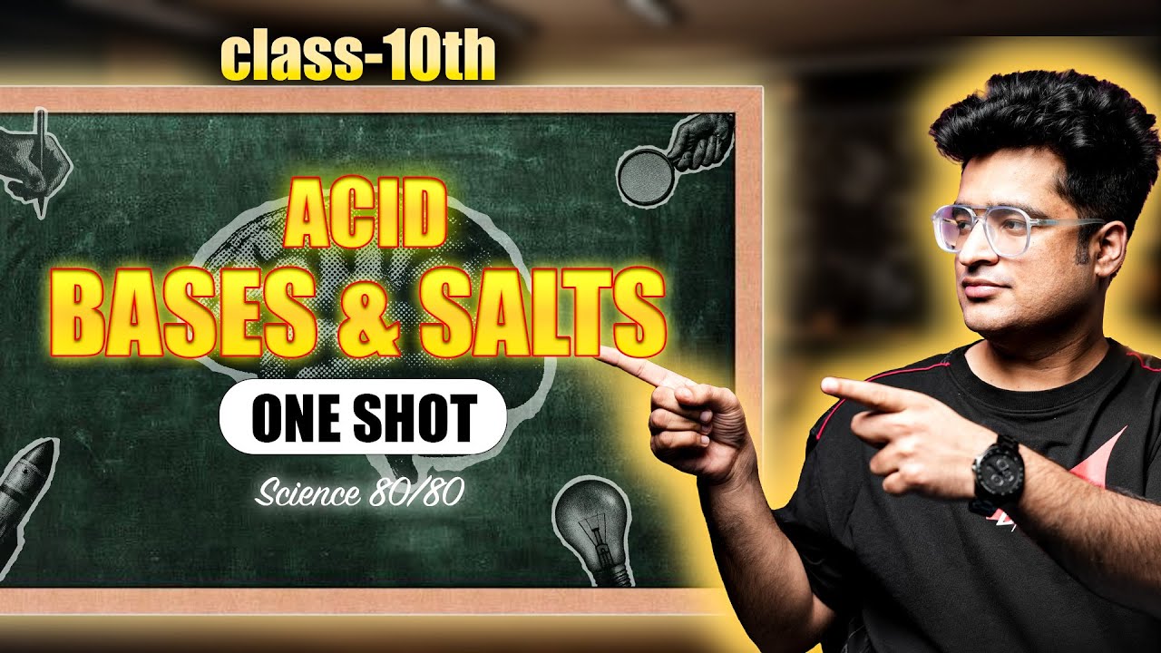 Acids Bases and Salts | Last Minute Revision | Class 10 Chemistry