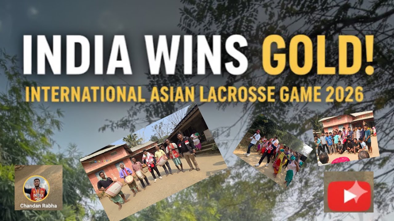 Congratulations to Chandan Rabha Gold Medal winners Asian Lacrosse 🥍 Game 2026🎉🎉🎉