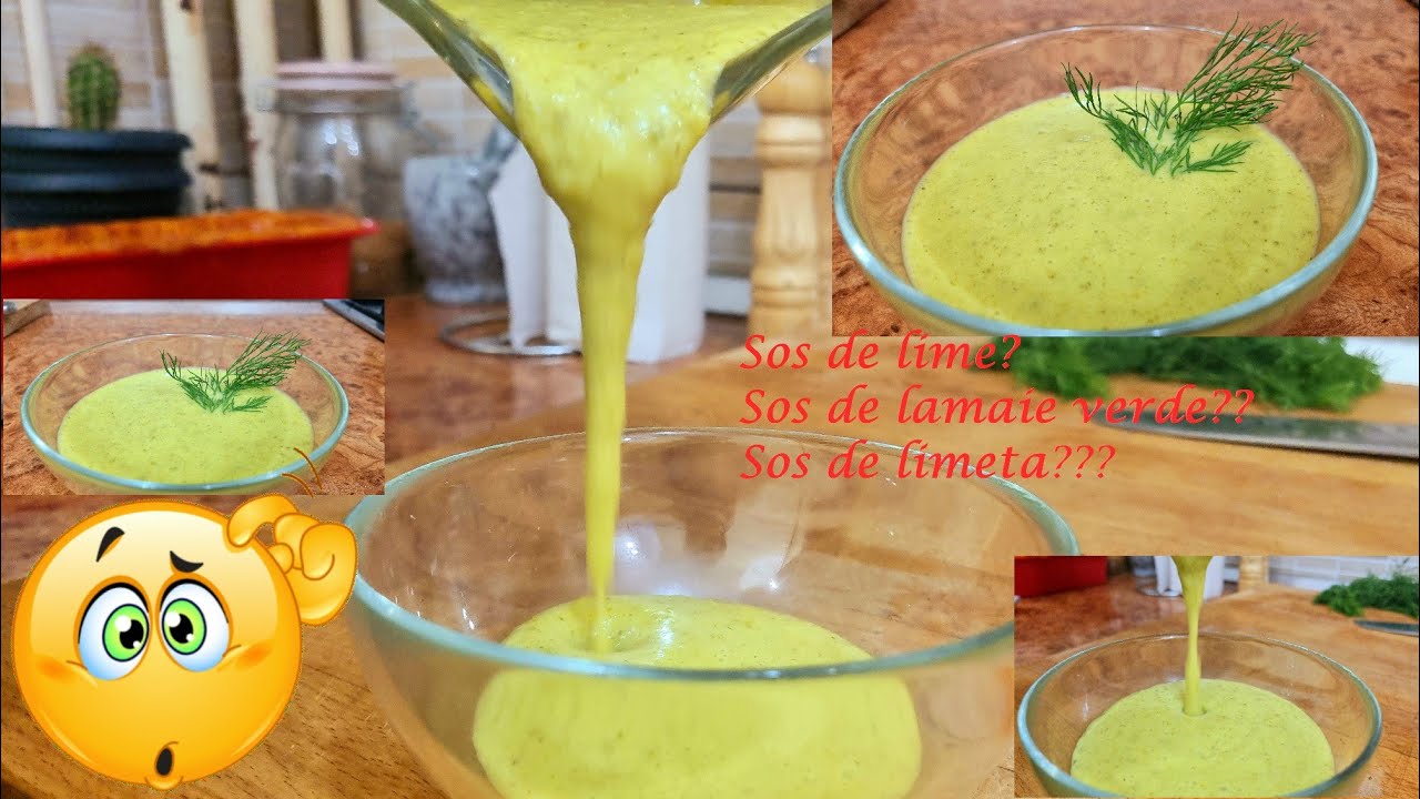 Sos de Lime,Lămâie verde, sau Limetă??? Sau cum o fi, ca tot de lamaie are gust, nu?!