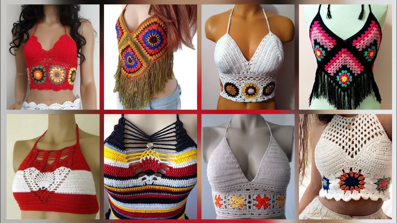 Most beautiful stylish crochet tops blouse design #2025