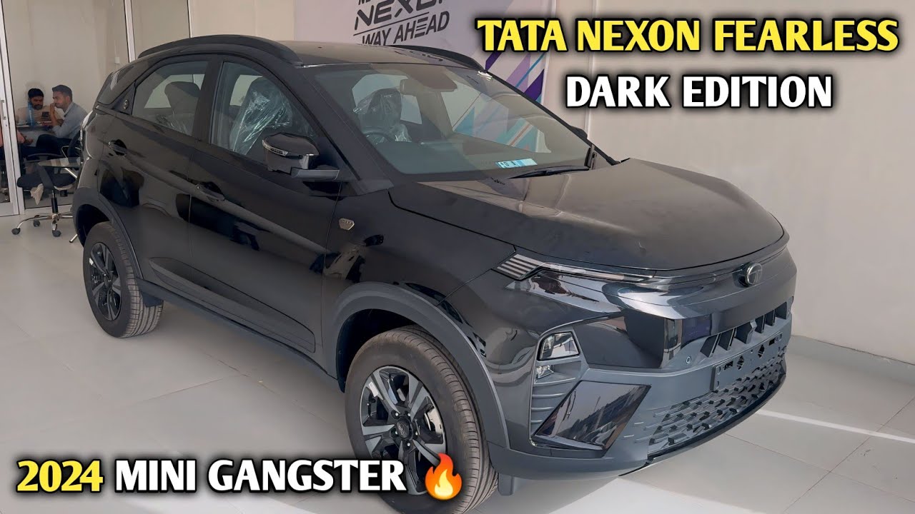 New Tata Nexon Fearless dark edition 2024 | top model  | Carsinfo |