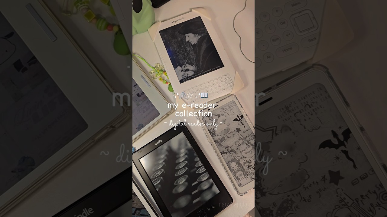 ★ my e-reader collection #aesthetic #kindle #y2k #tech #booktube
