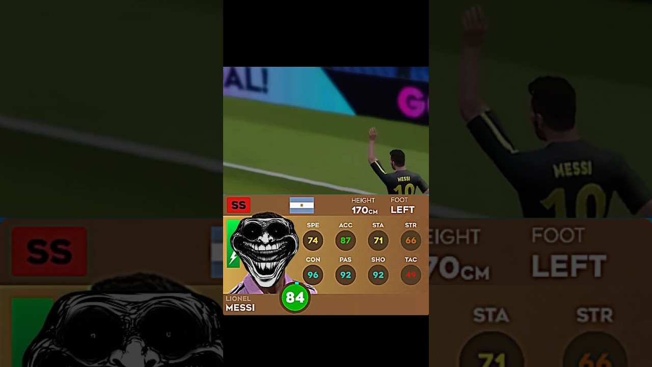 Top Messi dribbling in DLS 25 #shorts #dls